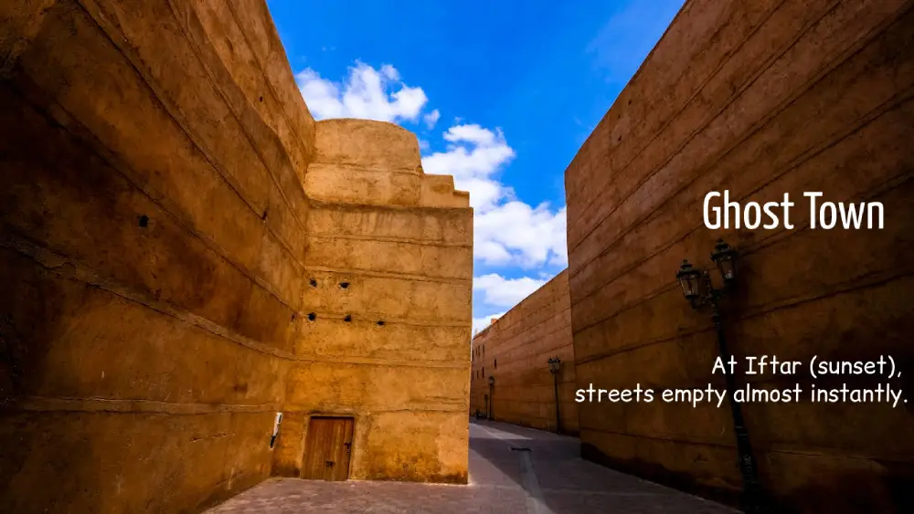 marrakech At Iftar (sunset)