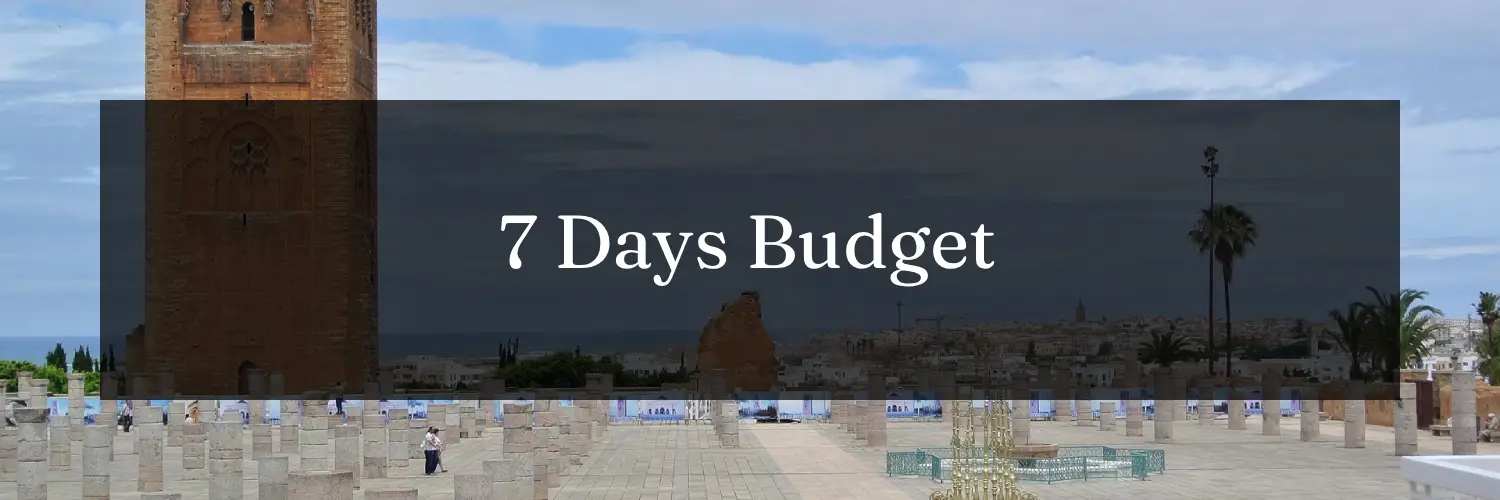 7 days morocco itinerary