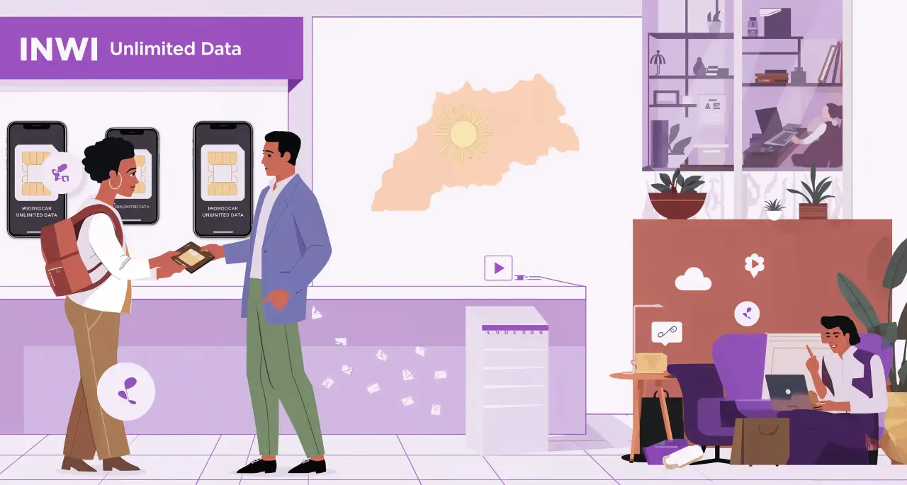 Unlimited data SIM Morocco