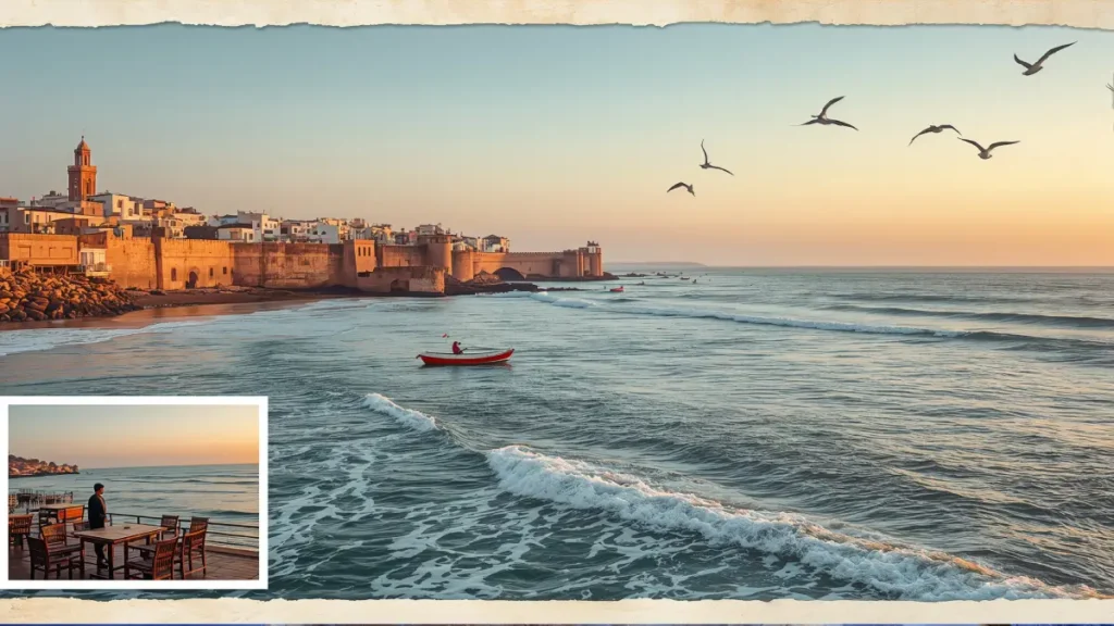 Essaouira ramparts and Atlantic coast, final coastal phase of a 21 days in Morocco itinerary