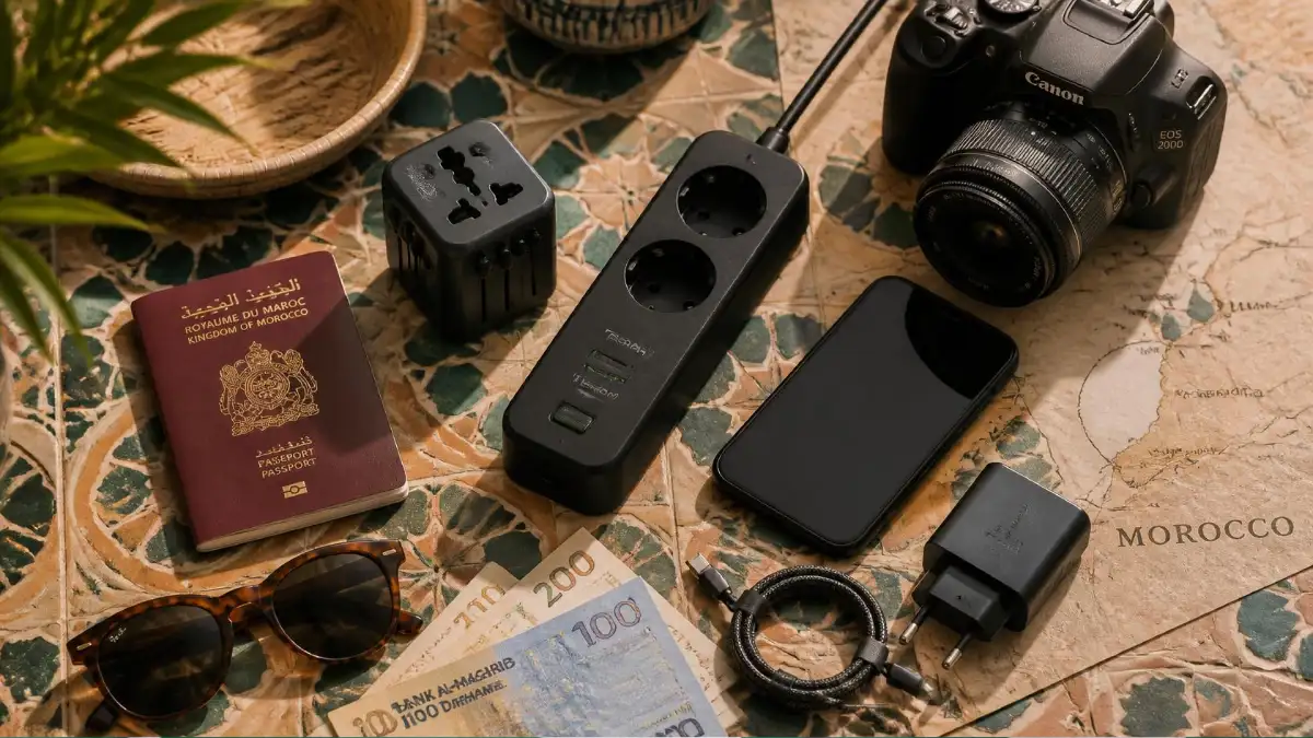morocco travel adapter
