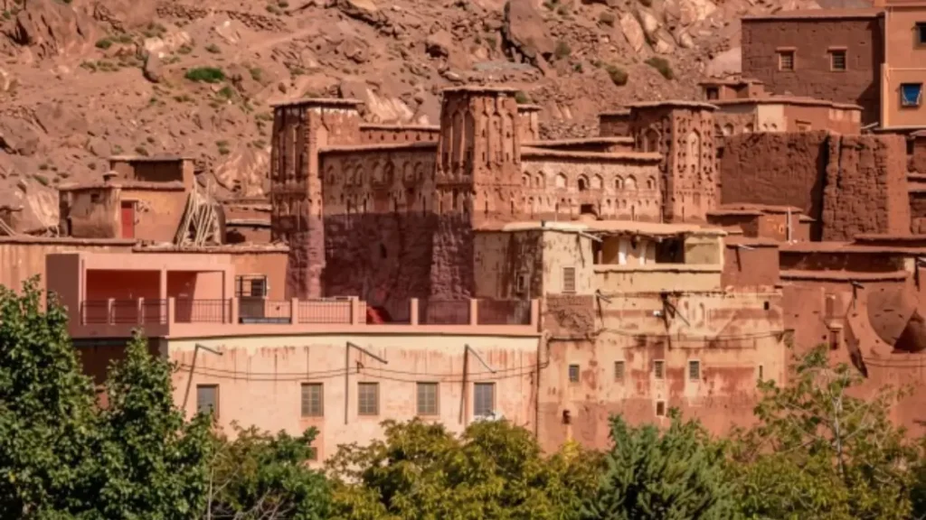 Anmiter fortified village in the Ounila Valley near Telouet Morocco