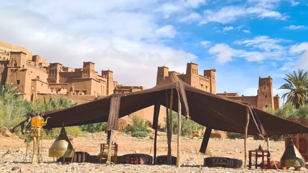 Traditional earthen architecture at Aït Ben Haddou in southern Morocco