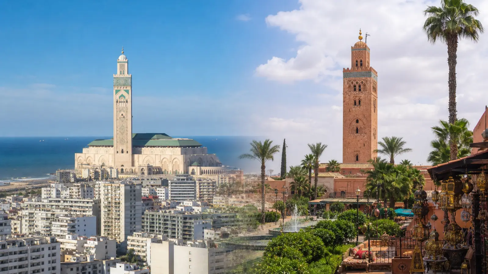 Casablanca vs Marrakech city comparison