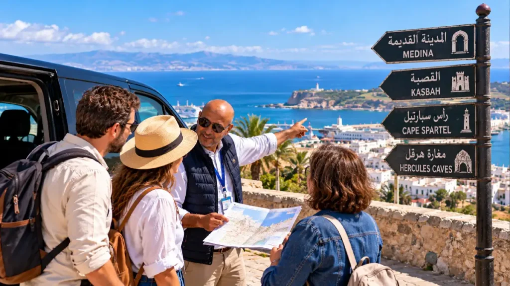Tangier guide helping travelers choose between Medina, Kasbah, Cape Spartel and Hercules Caves tours