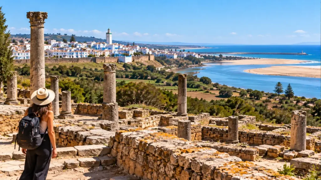 Larache and Lixus day trip from Tangier with ancient ruins, estuary and Atlantic coast views