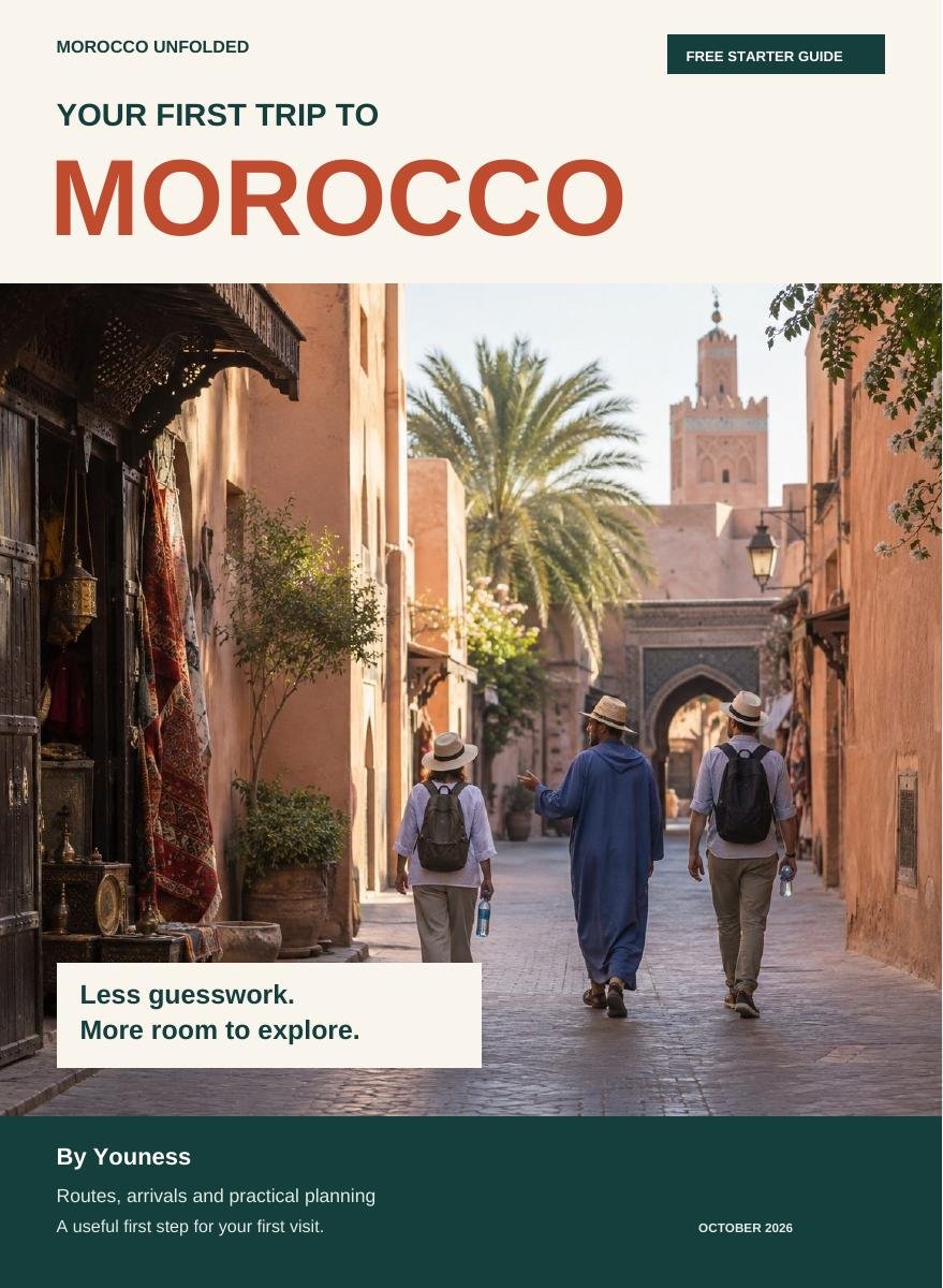 Your First Trip to Morocco free starter guide cover